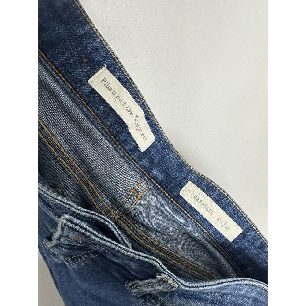 Pilcro and The Letterpress Parallel Low Rise Jeans Size 27 Stretch - Picture 5 of 6